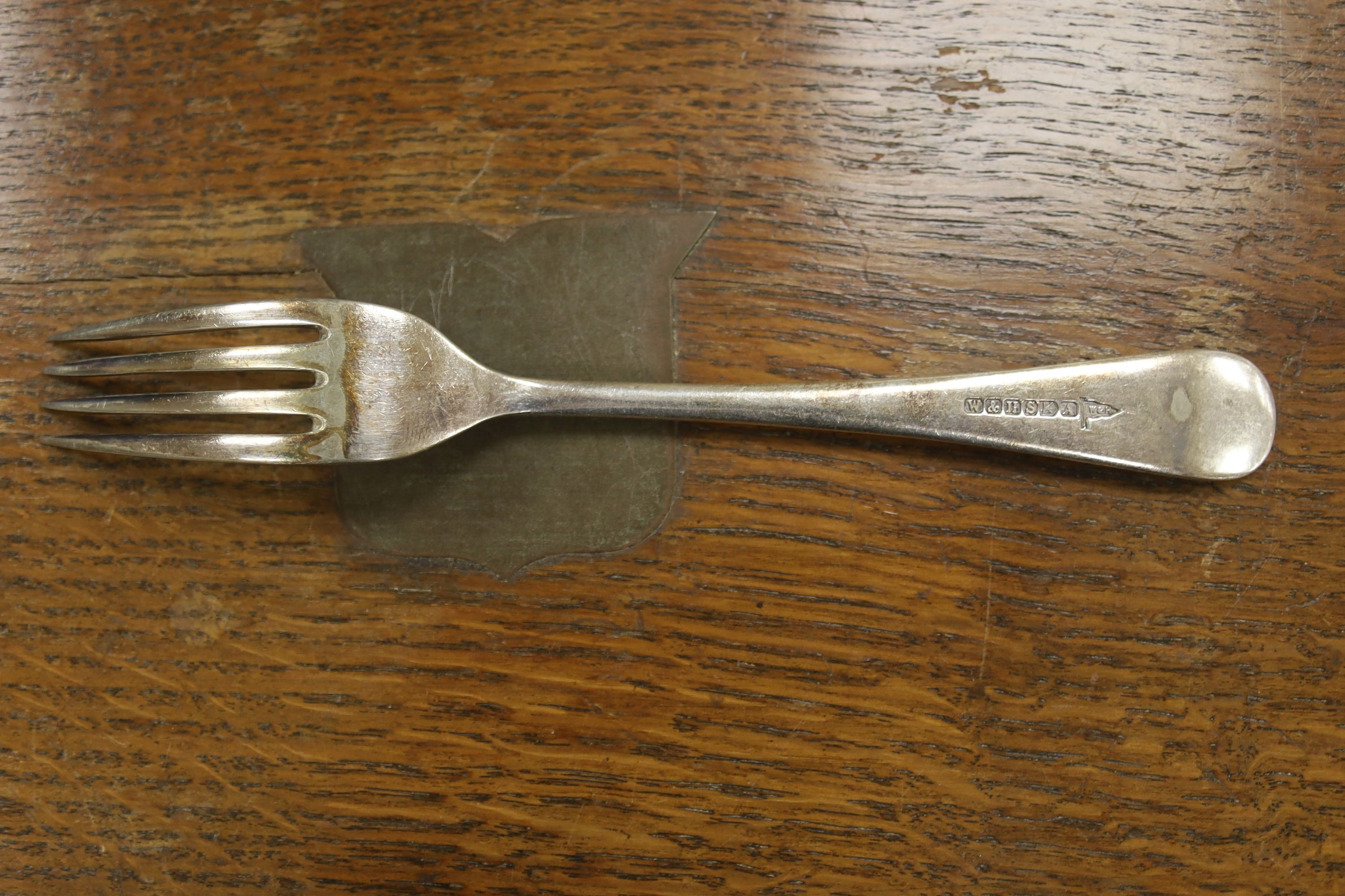 A Walker and Hall canteen of cutlery